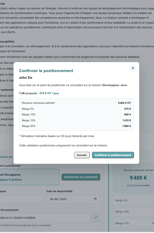 Aperçu option