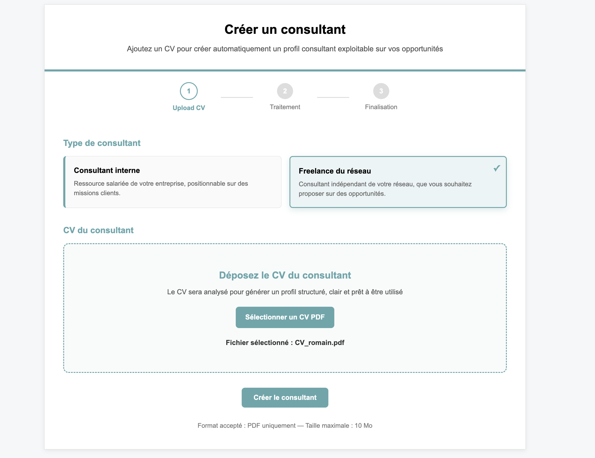 Aperçu option
